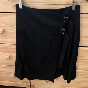 Nina Ricci midi wool wrap skirt